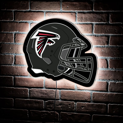 NFL LED Helmet Shaped Lighted Wall Sign