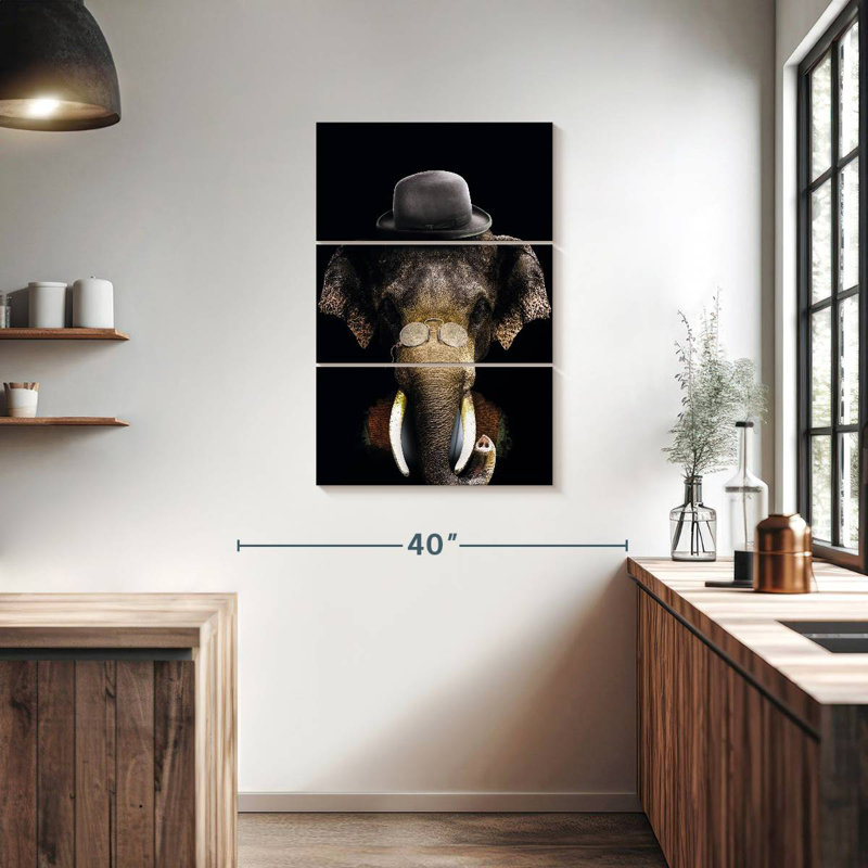 Classy Elephant, 38" H x 24" W