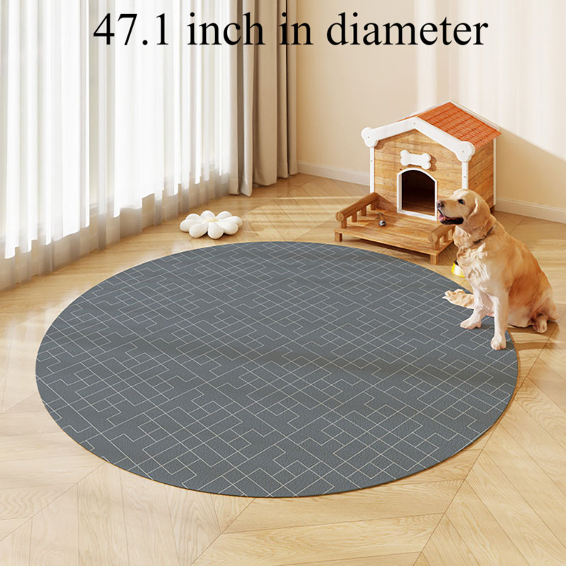 Tapis pour animaux, H 0,5 po x l 47 po x P 47 po