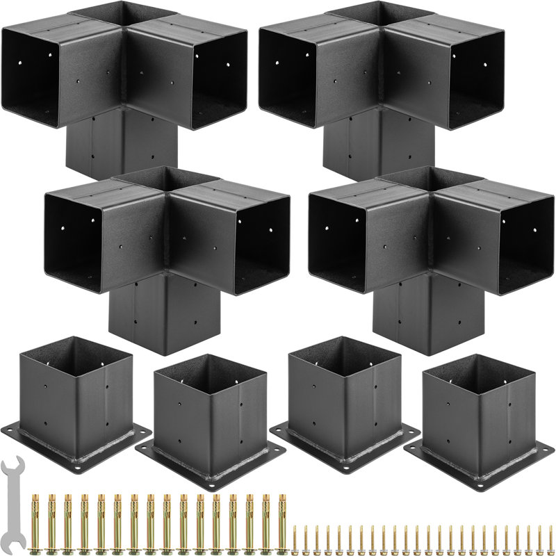 VEVOR Black Metal DIY Kit, 11.6" H x 11.6" W x 11.6" D