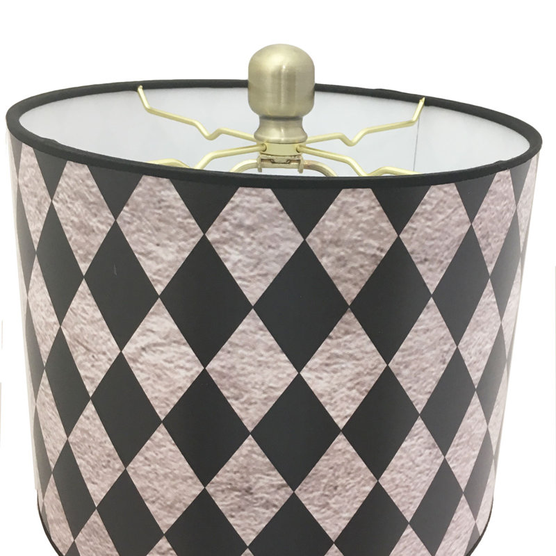 Dimaina Crystal Buffet Lamp, Nickle/Brown