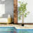 70.75'' Faux Bamboo Tree in Cement Pot