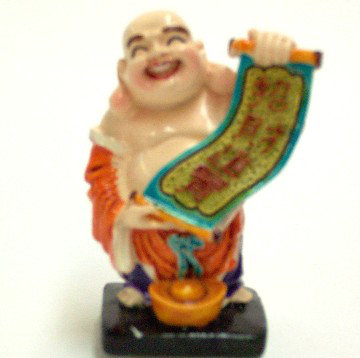Figurine de Bouddha riant