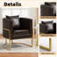 Fauteuil demi-tonneau en similicuir-1274118788