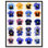 Impression sur toile Pansy Patch Grid IV par Art Remedy