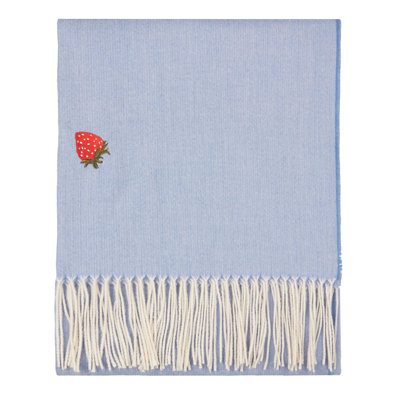 Fruits Knitted Throw Blanket