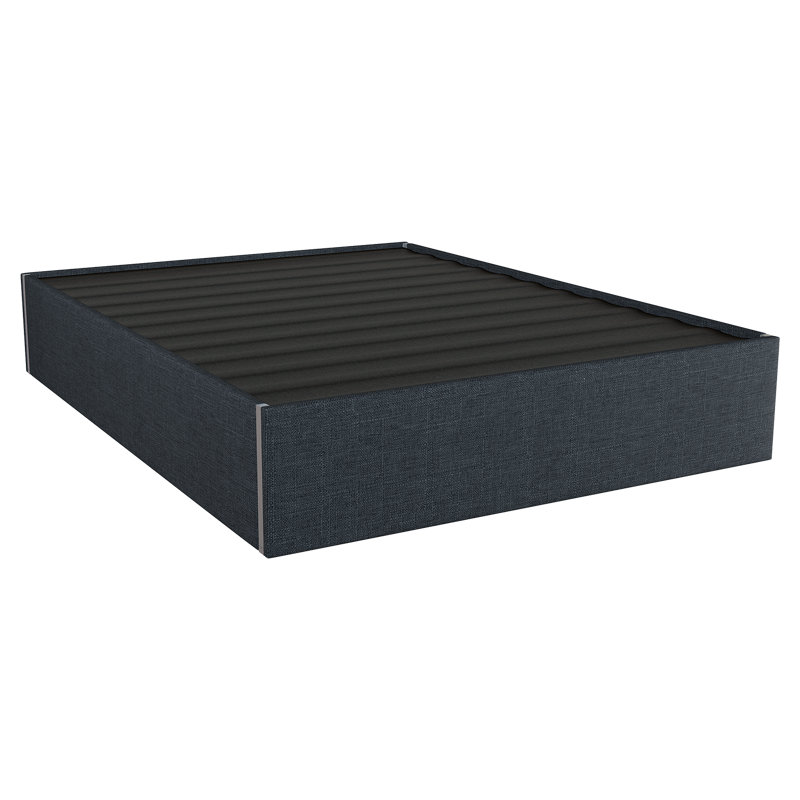 McLaglen Upholstered Bed, 150 x 200 cm, Blue