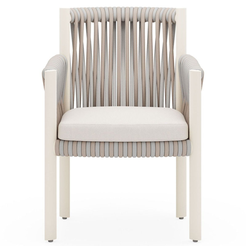 Chaise de salle à manger, Graphite, Toile bleu marine