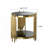 Double Layer Tempered Glass Top Side Table