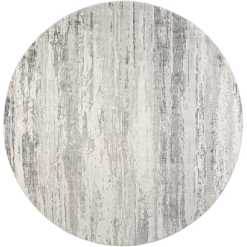 Omaha Abstract Indoor Rug, Round 7'10"