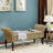 Shanklin Linen Blend Upholstered Storage Bench