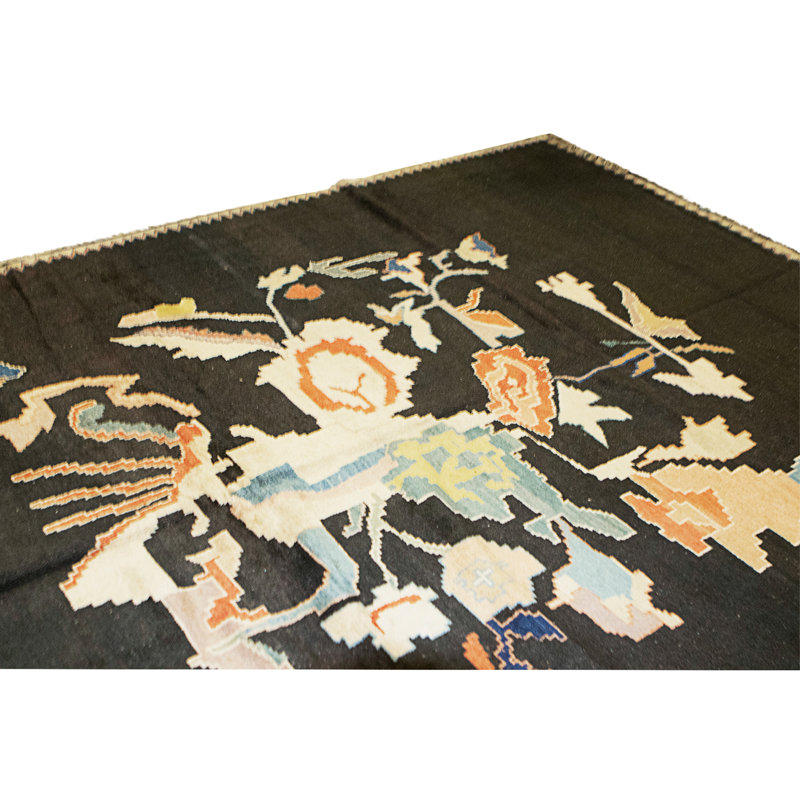 Hand Knotted Wool Area Rug