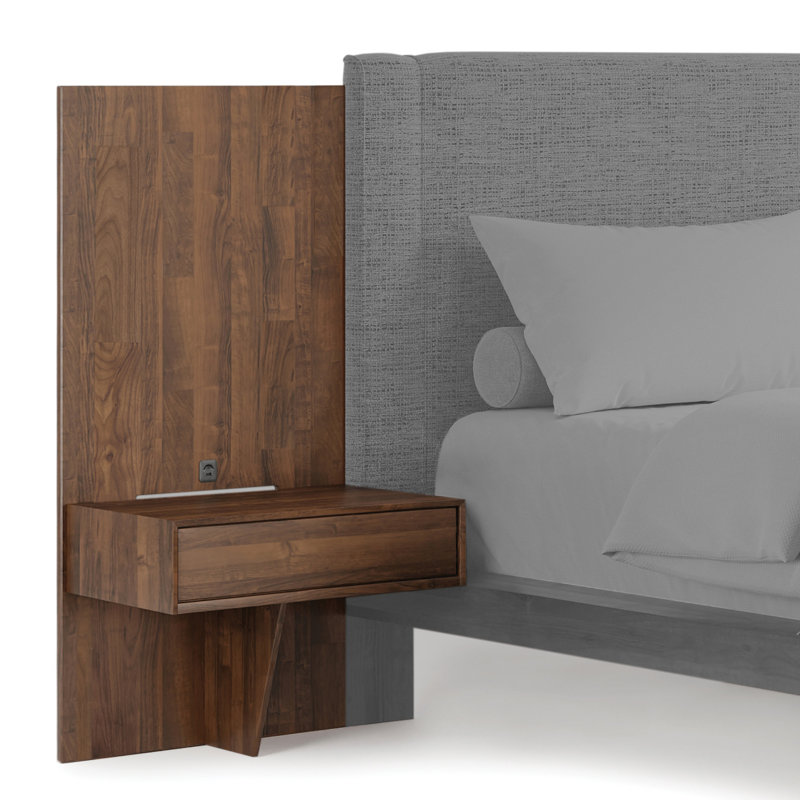Table de chevet en bois massif Savoy
