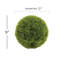 Boule de feuillage artificielle verte