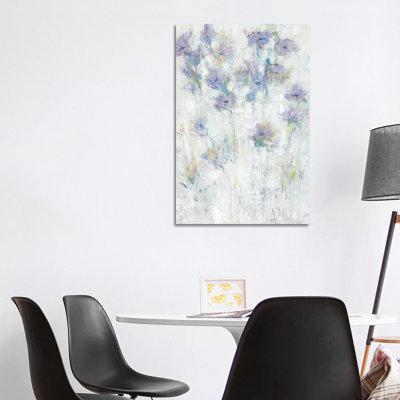 Lavender Floral Fresco I by Tim OToole - Wrapped Canvas Painting