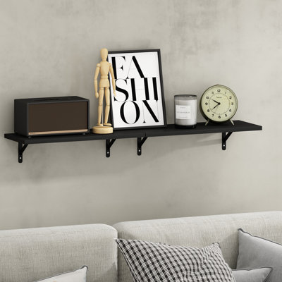 Karonda 2 Piece Wall Mounted Floating Display Shelves Set