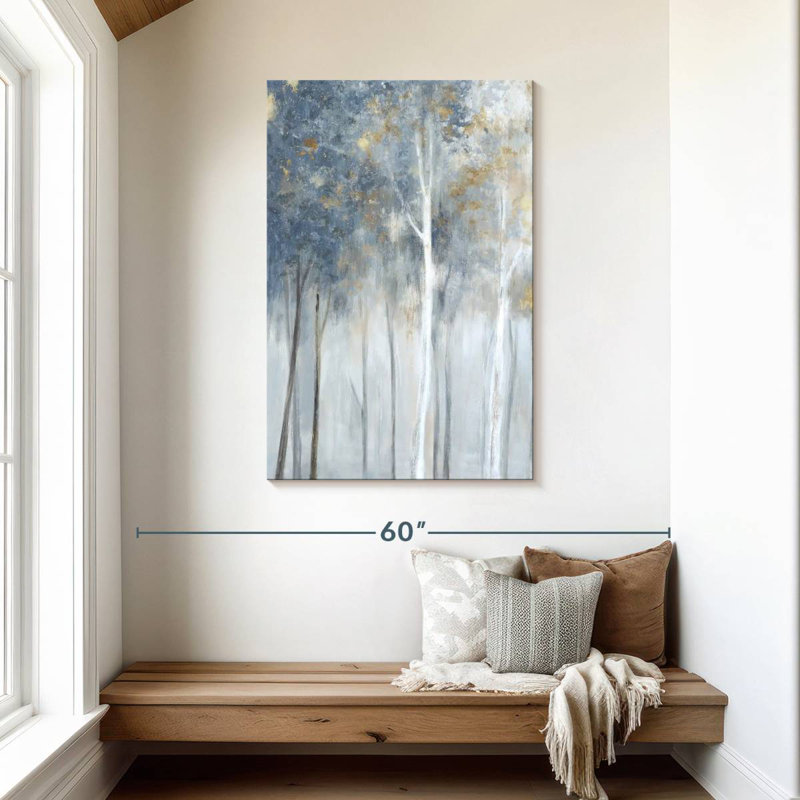 Harnek Fog And Gold II, 45" H x 30" W