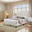 Ava Tufted Upholstered Low Profile Platform Bed-221735546-221735547