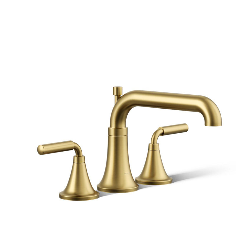 Tone Bath Faucet Trim With Diverter Spout, Brushed Gold