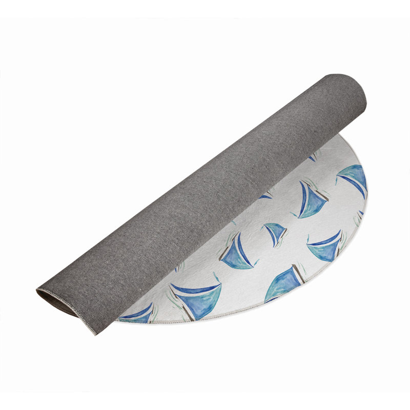 Tapis d'extérieur Summer, Rond 5 pi