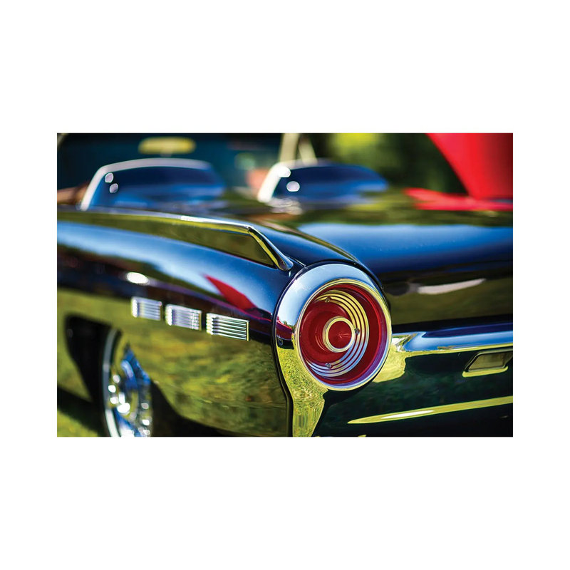 Tail Light Detail Of A 1962 Ford Thunderbird by George Oze - Wrapped Canvas Print, 66.04 cm H x 45.72 cm W x 1.91 cm D