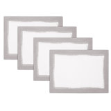 Metallic Brushstroke Linen Placemat