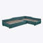 Upholstered Double Daybed with Trundle and Drawer-1263389080