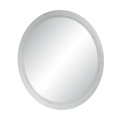 Jathin Glass Round Wall Mirror