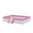 Full-Sized Daybed Frame, Upholstered With Fence And Integrated Stairs-537569668-537569723