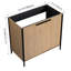 Meuble-lavabo contemporain de 36 po - Intérieur spacieux et surface autoportante avec tablettes réglables-121112562