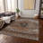 Machine Washable Indoor/Outdoor Xhevrie Terracotta Rug-709703624