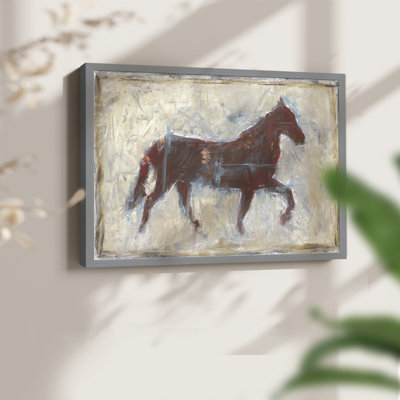Iron Equine II -Framed Print - Restickable