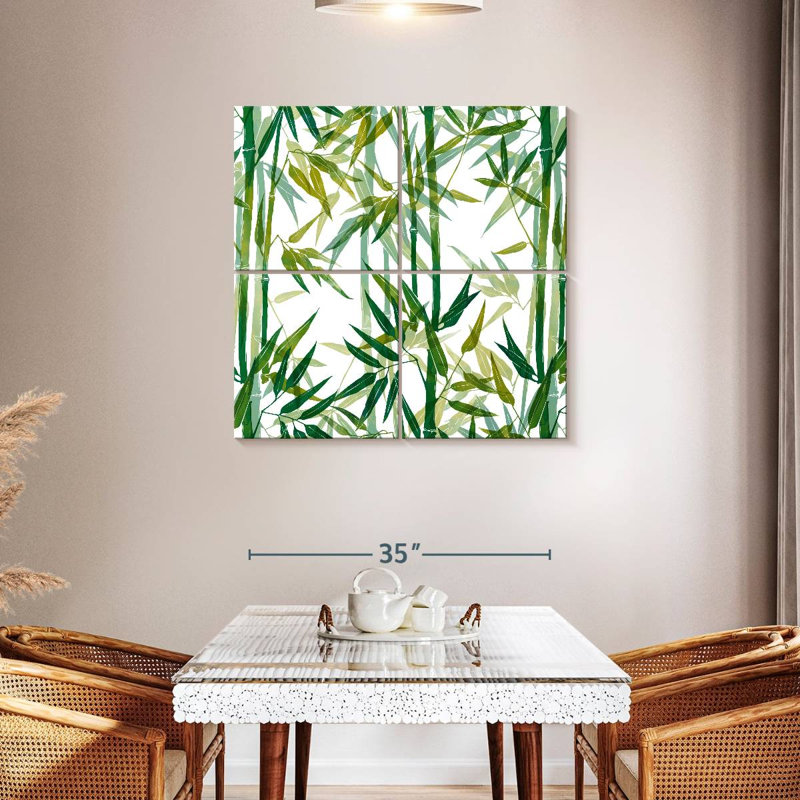 Motif Harnek Bamboo Grove, H 38 po x l 38 po