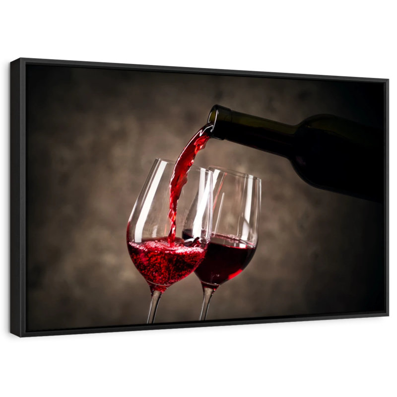 «Serving Red Wine Wall Art», H 9 po x l 13 po