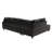 Sectional Sofa Set, Faux Leather Sofa with Free Storage Ottoman-1004977501-1004977502