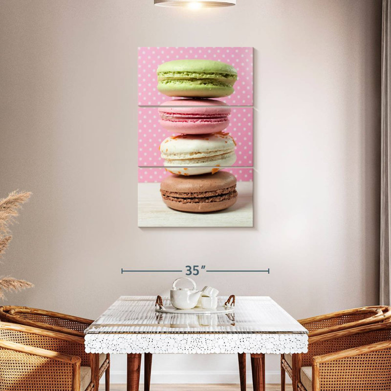 Yarlin Stacked Macarons, 45" H x 28" W