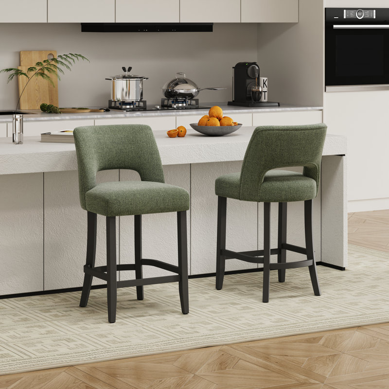 Tabouret de bar Bisto, Vert