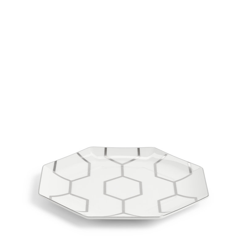 Gio Platinum 9.2in Octagonal Accent Plate