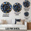 Horloge murale Gilded Rose In Kings Blue I-680257938