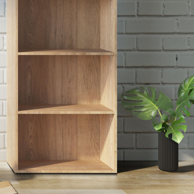 Grimm 155 cm H x 60 cm W Standard Bookcase, Sonoma oak