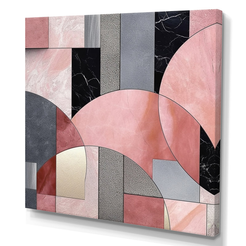 Rose Transcendent Angles II, Toile tendue, H 36 po x l 36 po x P 1,5 po