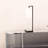 Rectangular Frame Table Lamp with Cylinder Shade - 25" - E26 Bulb Compatible - Modern Design
