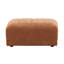 Magda Hardwood Upholstered Ottoman, Terracotta-541543161