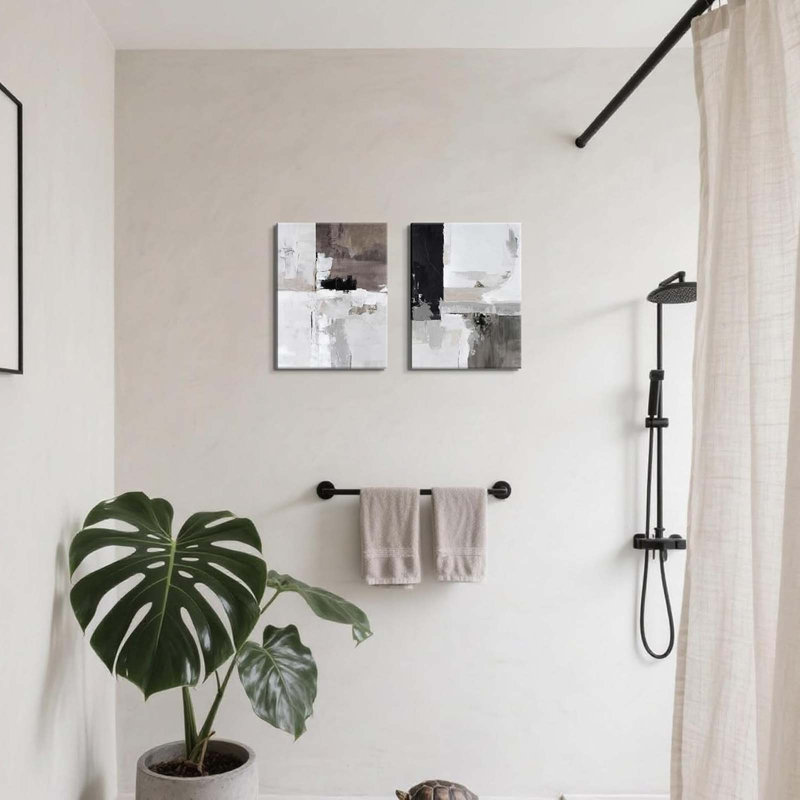 2 Piece Wrapped Canvas Wall Art