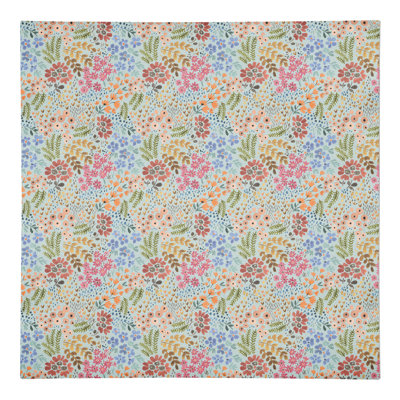 Cotton Floral Square Napkin