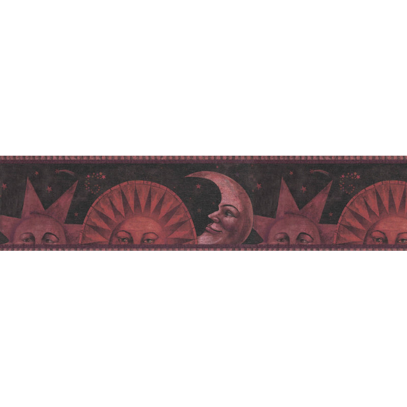 Bordure de papier peint à peindre L 15 pi x l 7 po Aketzaly