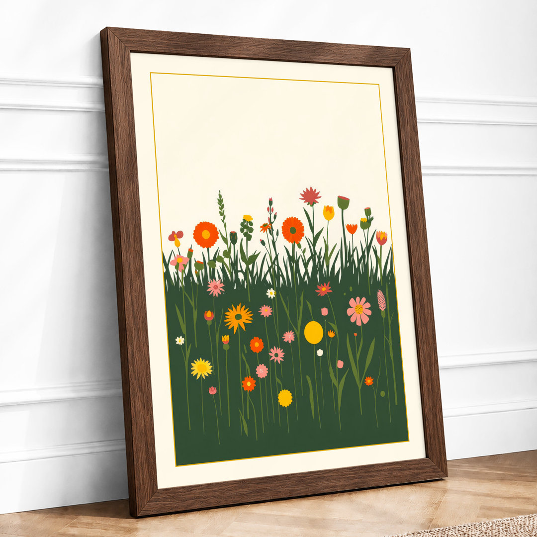 Meadow in Bloom Botanical - Framed Print