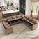 Cissiee 10 - Piece Upholstered Sectional