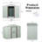 Metal Storage Shed-121501550-121501552