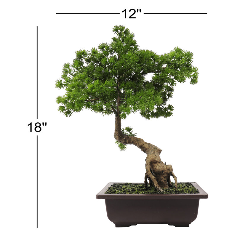 Bonsaï artificiel en pot 18 po Bourdeau